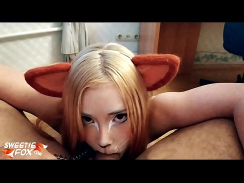 ❤️ Kitsune loro dick na kụkọba n'ọnụ ya ❤️❌ Anal video ️❤